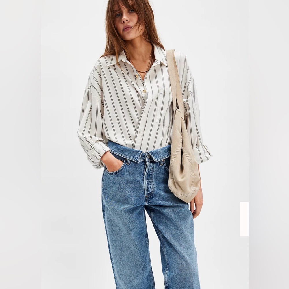 Agolde Echo Taper Flip Waist Denim